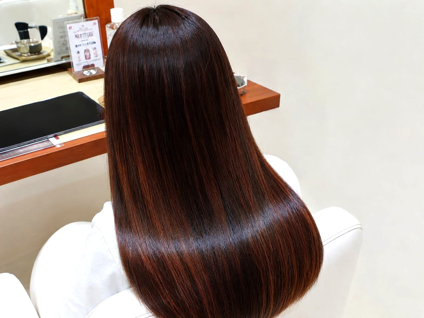 酸熱トリートメントの施術